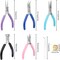 5-Piece Jewelry Pliers Set, Steel, Needle/Chain/Round/Bent & Wire Cutter